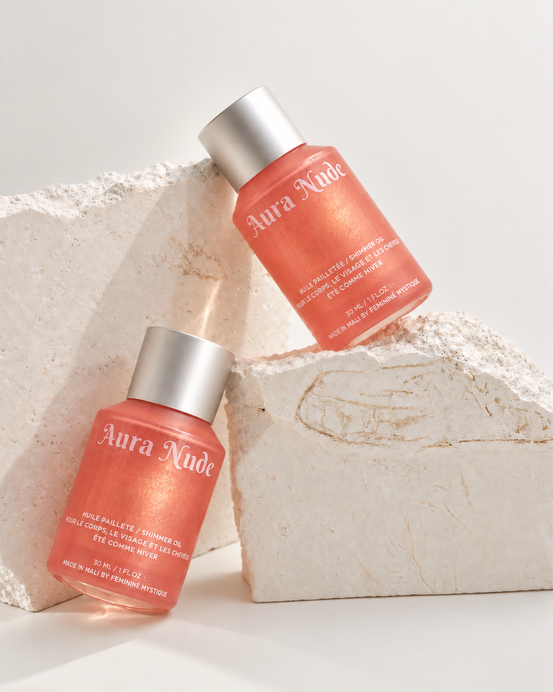 Huile pailletée Aura Nude